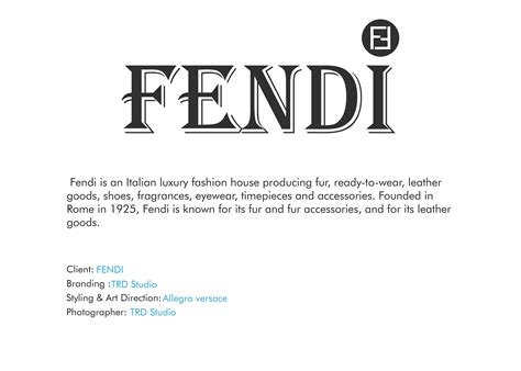 who designed fendi|fendi brand identity.